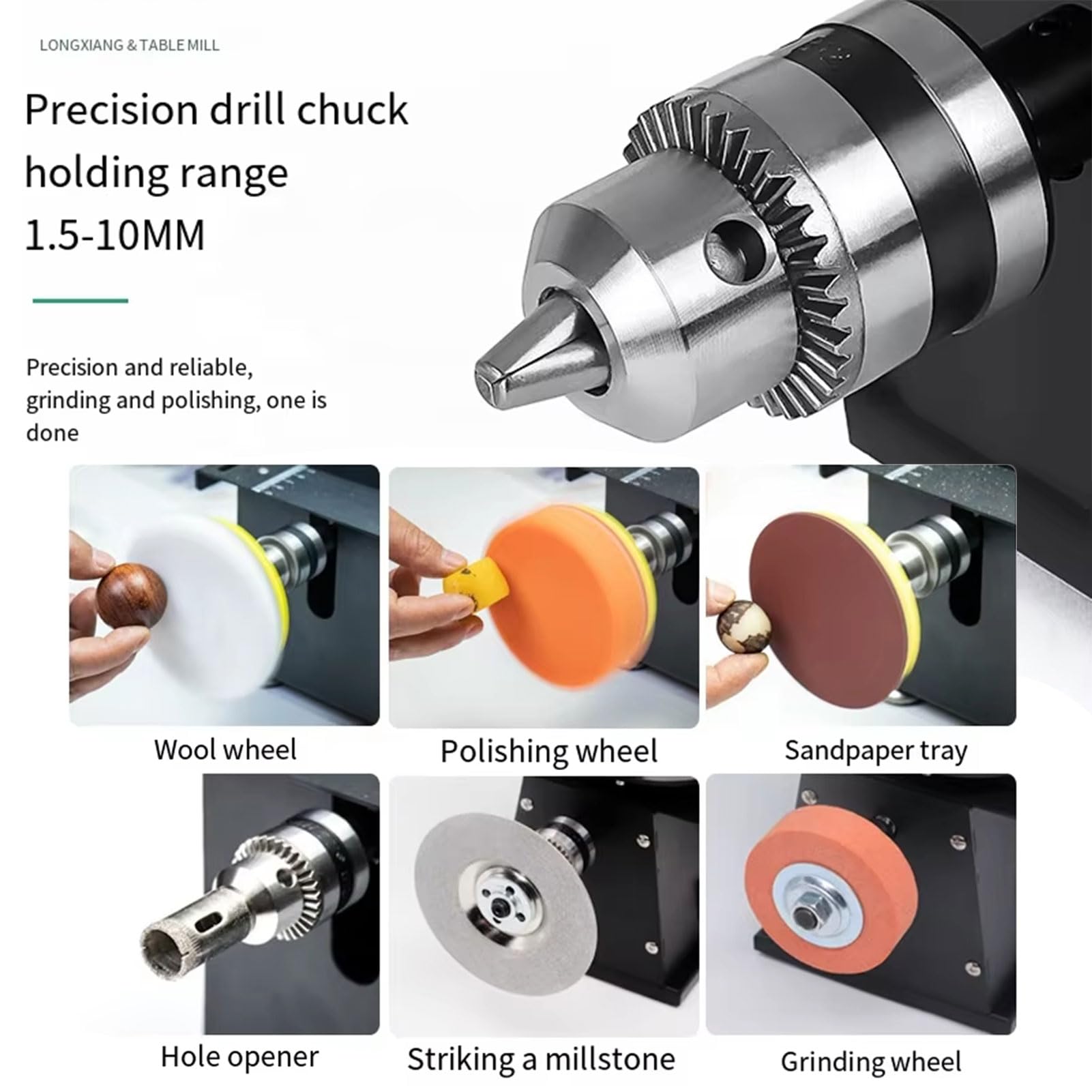 Pulidora profesional de joyería y máquina facetadora de gemas, torno de banco de alta velocidad de 15000 RPM con eje flexible y tubo de agua para moler, pulir y perforar eficientemente