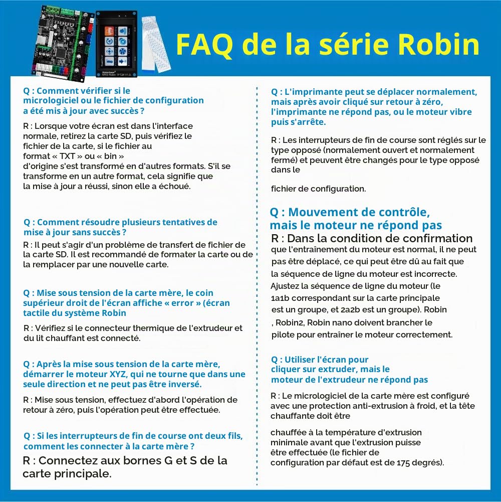3D Printer Parts MKS Robin nano Integrated Circuit mainboard Controller Motherboard with Robin TS35 Display opened source software with FFC Line & USB Cable