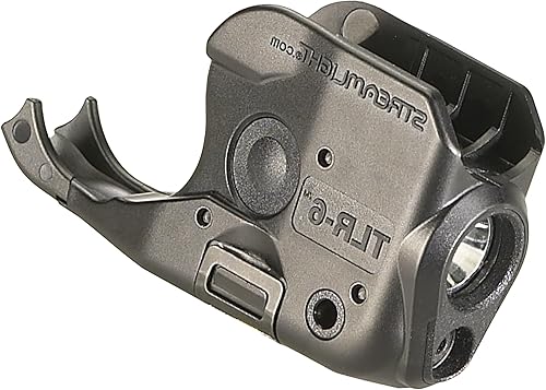 Miniatura 4 de Streamlight 69275 TLR-6 Linterna con soporte táctico, para pistola, de 100 lúmenes, con puntero láser rojo integrado, color negro, para Sig Sauer