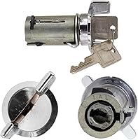 Vista 5 de ACDelco Cilindro de cerradura de encendido profesional C1448 con llave plateada