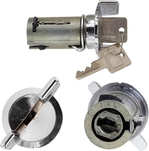 Miniatura 5 de ACDelco Cilindro de cerradura de encendido profesional C1448 con llave plateada