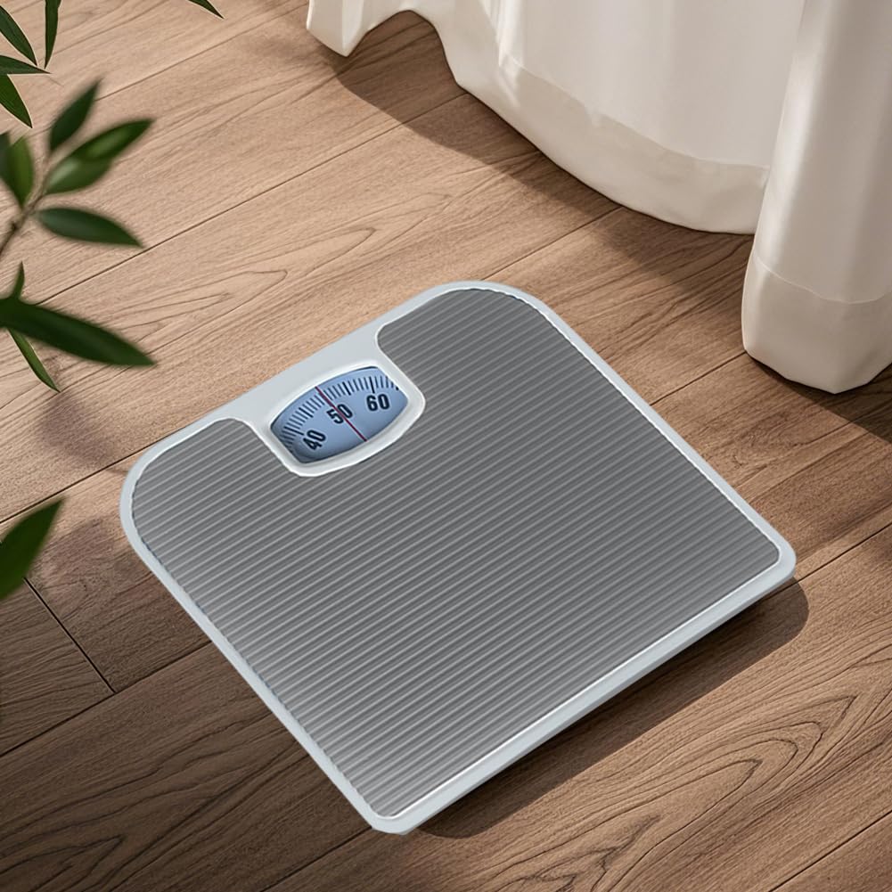 Pèse-personne mécanique portable avec affichage du cadran et coussinet antidérapant pour un contrôle facile du poids