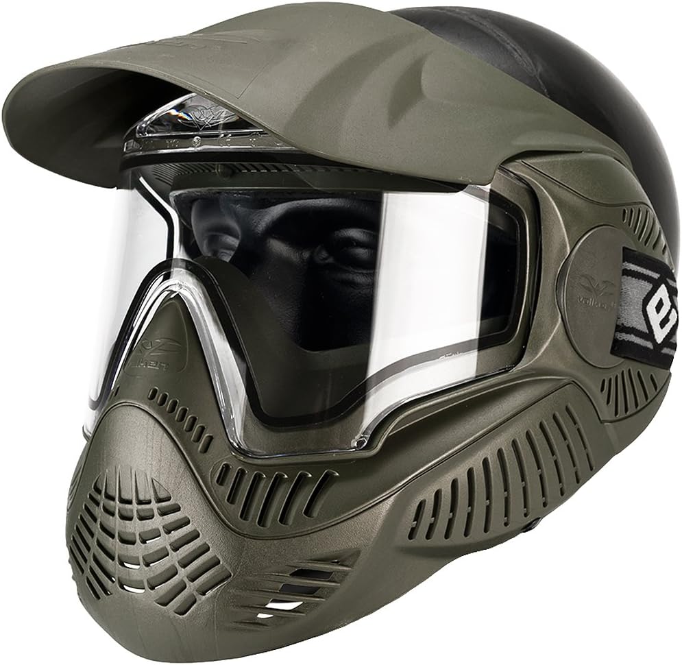 Evike Airsoft Annex MI-7 ANSI Rated Full Face Face Pro with Thermal Lens by Valken (Color: OD Green) - (PID: 48438)