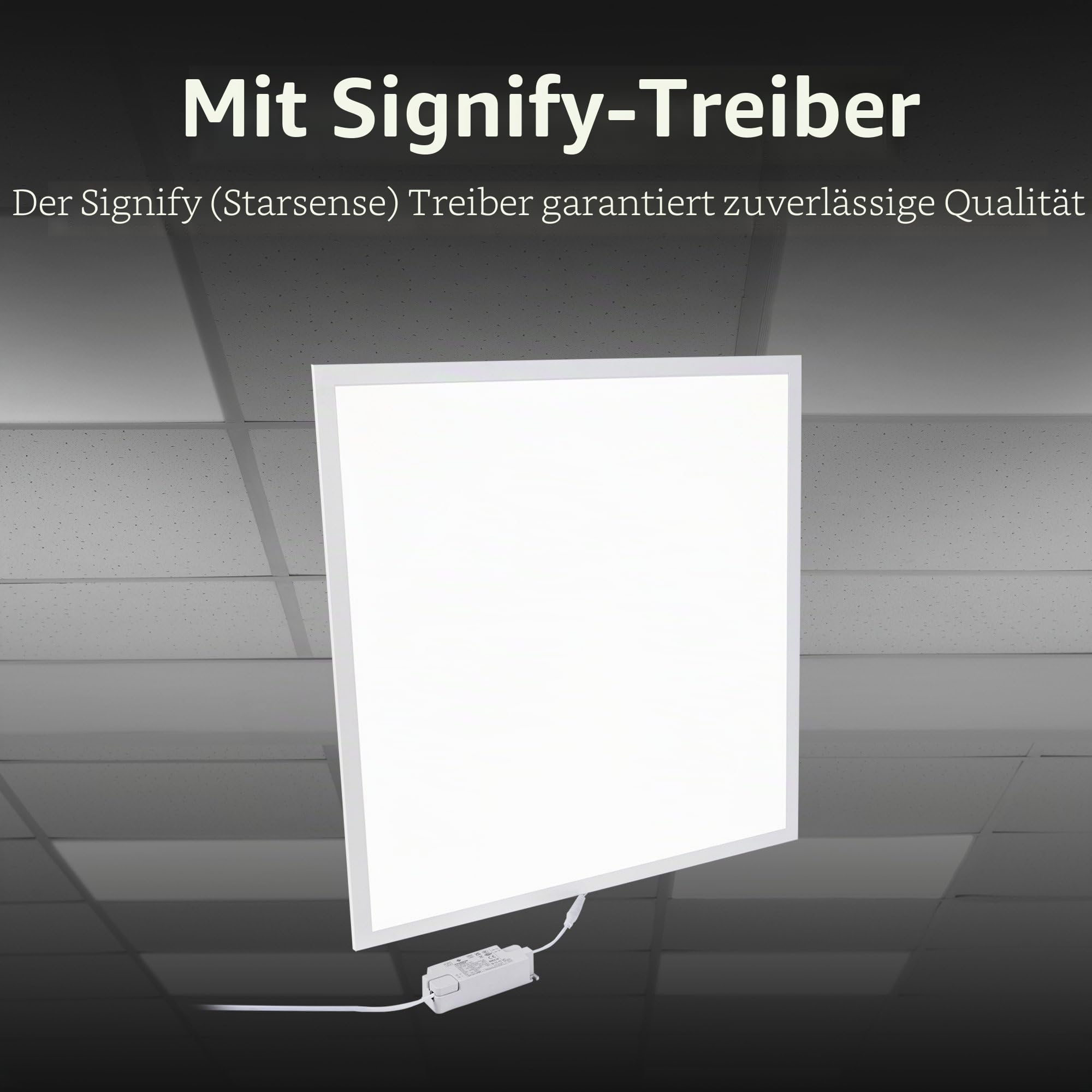 Ledvion - 6X LED-Panel, 60x60, 36W, 4000K, UGR <22, 100lm/W, Einbauleuchte inkl. 3 Jahre Garantie