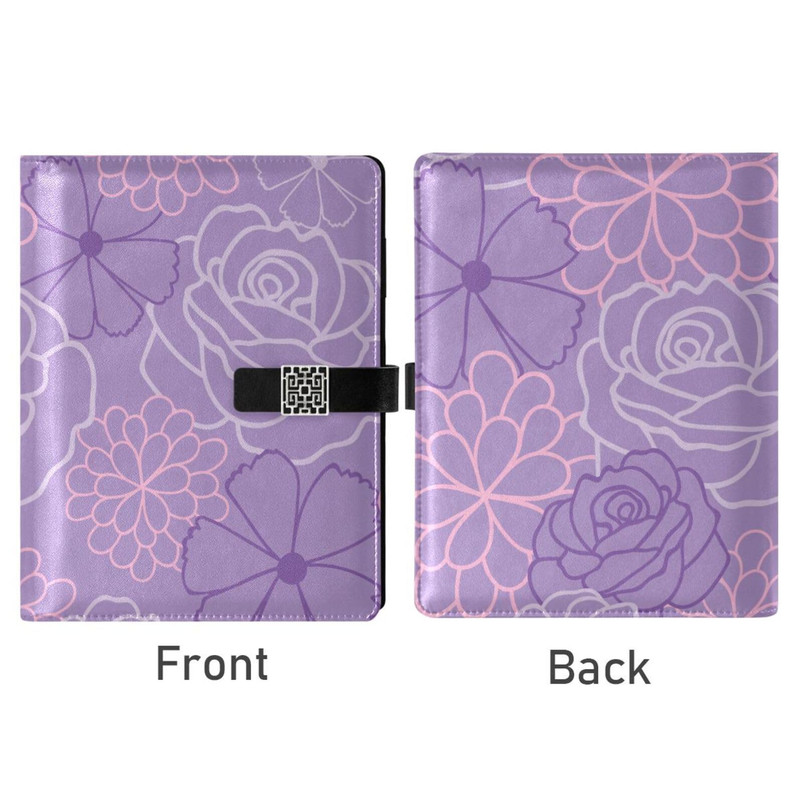 ご確認用　牛革 薔薇型押しネイビー　A5 システム手帳　本革　手帳カバー ご確認用 牛革 薔薇型押し ネイビー A5 システム手帳 本革 ご確認用