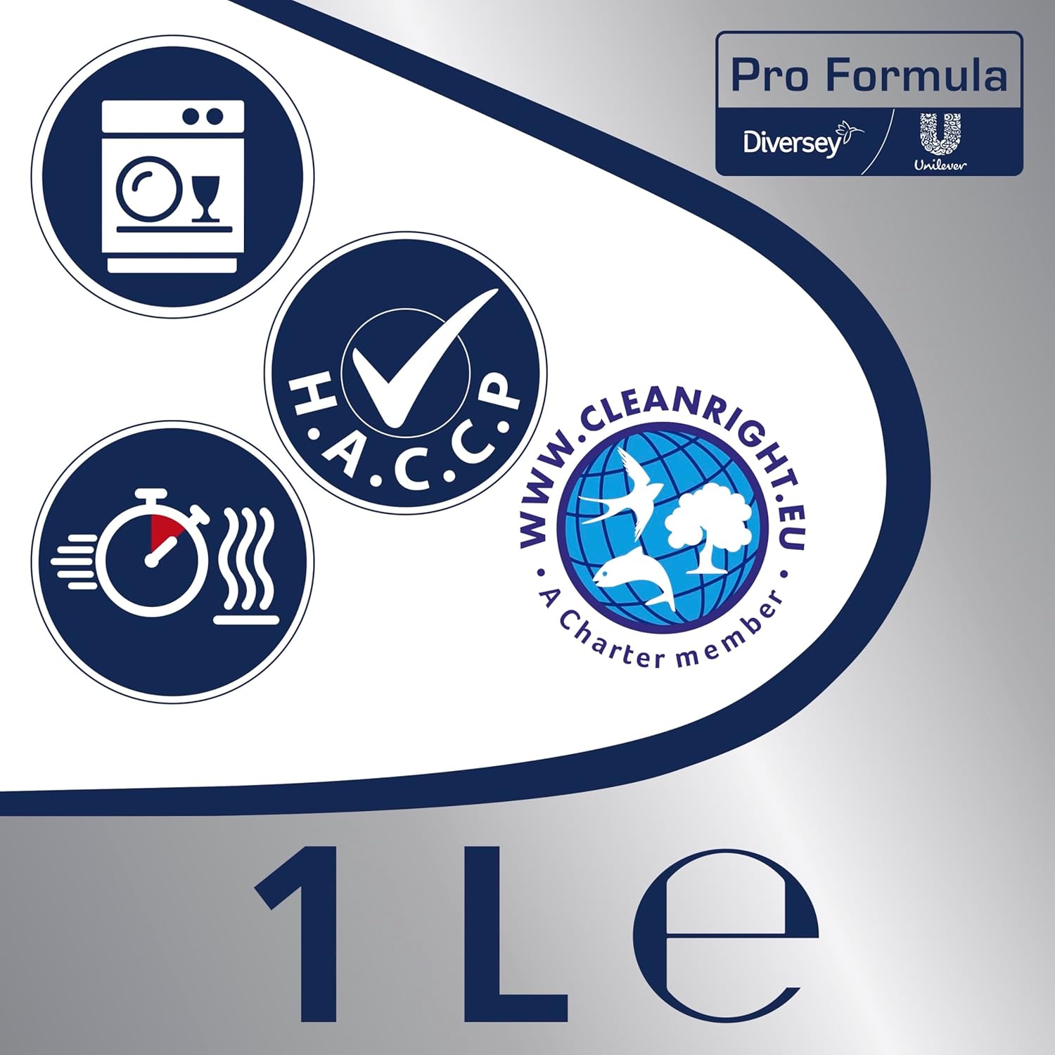 Sun Professional Rinse Aid for the Dishwasher - Effective Multifunctional Rinse Aid for Radiant Shine and Hygienically Clean Dishes, 1 L