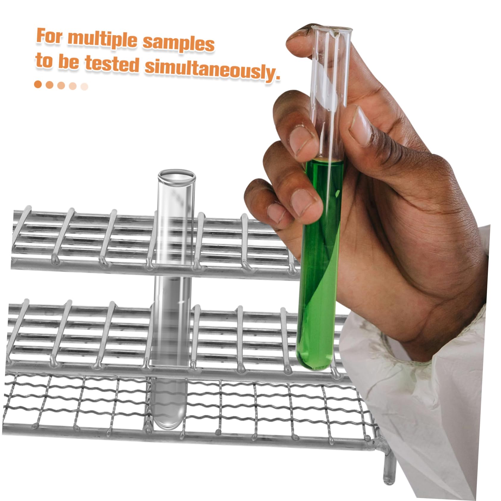 Gradilla Para Tubos De Ensayo Organizador De Laboratorio Ranuras Soporte Para Tubos De Ensayo De Muestreo Expositor Para Química