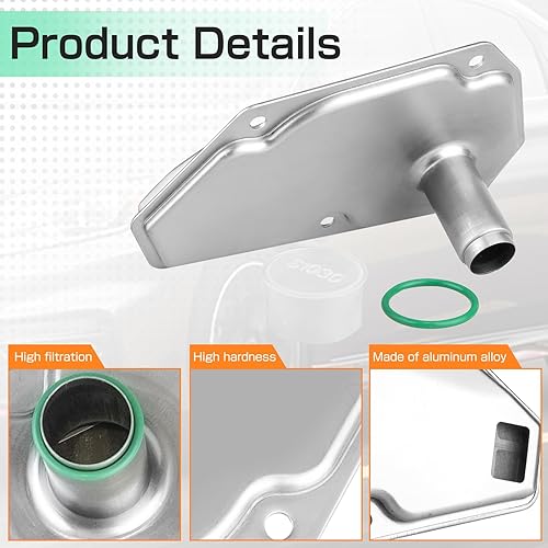 Miniatura 4 de YESHMA Kit de filtros de aceite de transmisión de repuesto para 33010-JF015 Juego de tres piezas de 15 agujeros compatible con Nissan Sentra Versa