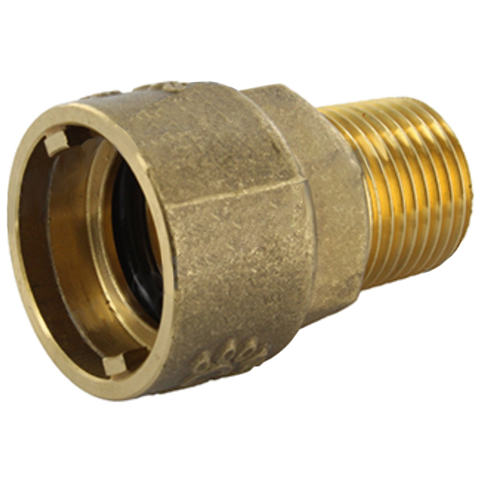 Spares2go Universal forno fornello a gas tubo PC + catenina di sicurezza (1,2 m 1/5,1 cm, dritto con attacco a baionetta, BS EN14800 CE