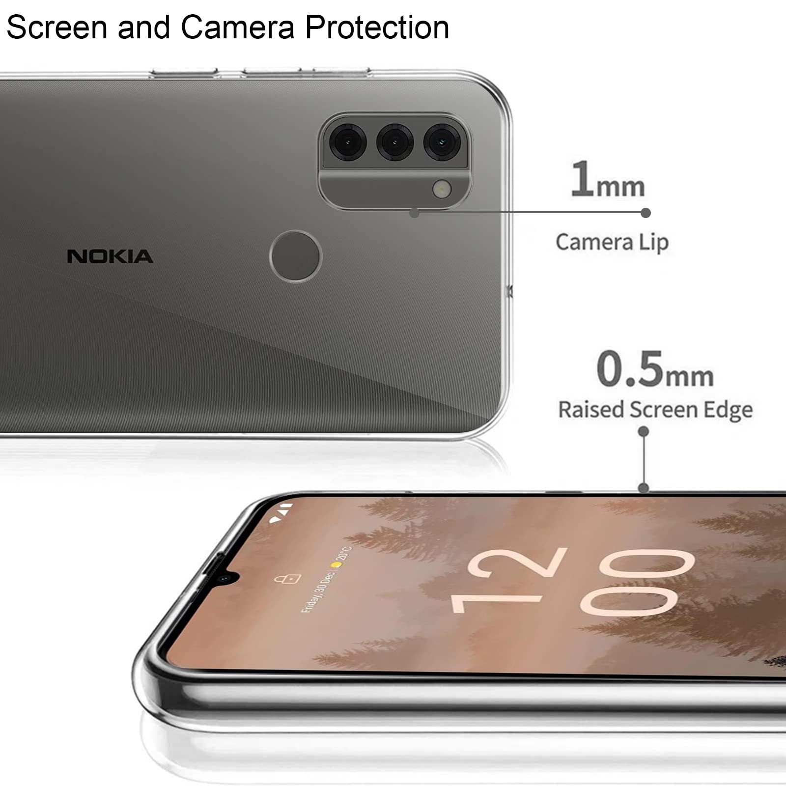 4 Pezzi Vetro Temperato Per Nokia C31 – Pellicola Protettiva 9H Anti Graffio - 4