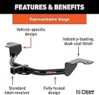 Vista 3 de CURT 11681 enganche para remolque clase 1