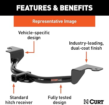 Class 2 Trailer Hitch, 1-1/4 Ball Mount, Compatible with Select CX-5