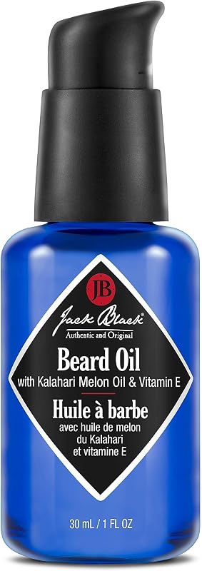Jack Black Beard Oil for Men - Leave In Beard Conditioner for Men, 1 Fl Oz