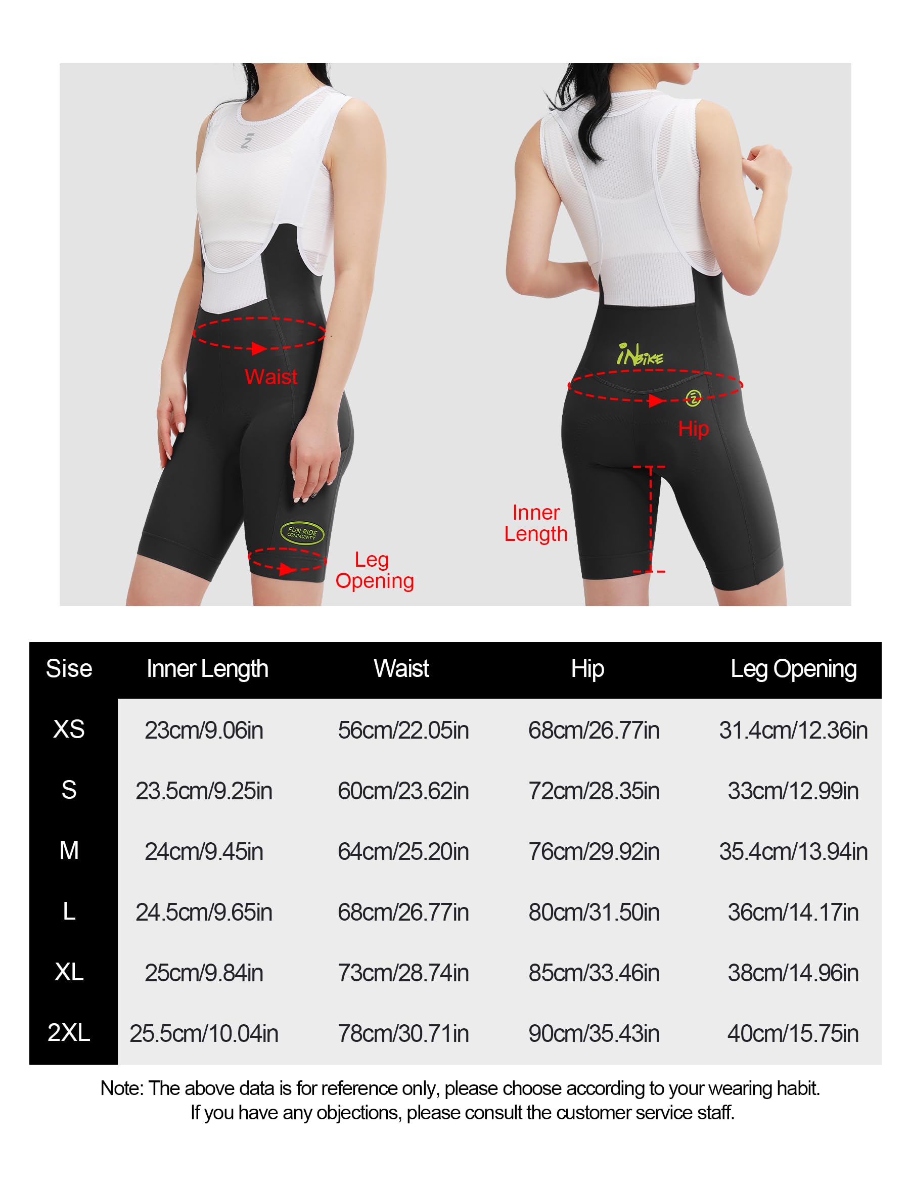 INBIKE Culote Corto de Ciclismo para Mujer Verano Pantalones Cortos Bicicleta Transpirable Elásitico