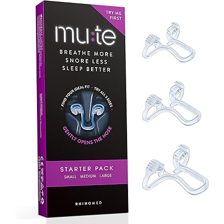 Mute Snore Stopper Nasal Dilator: Snoring Solution for Enhanced Sleep