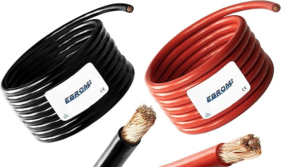 Cavo Batteria Blu H07V-K 4-6 &ndash; 10-16 &ndash; 25 &ndash; 35 &ndash; 50 &ndash; 70 &ndash; 95 Mm&sup2; &ndash; Cavo Batteria 99,9% Rame &ndash; Vendita Al Metro 4 Mm2 6 Mm2 10 Mm2 16 Mm2 2 35 Mm2 70 Mm2 - Residenziale Auto, Camion, Barca