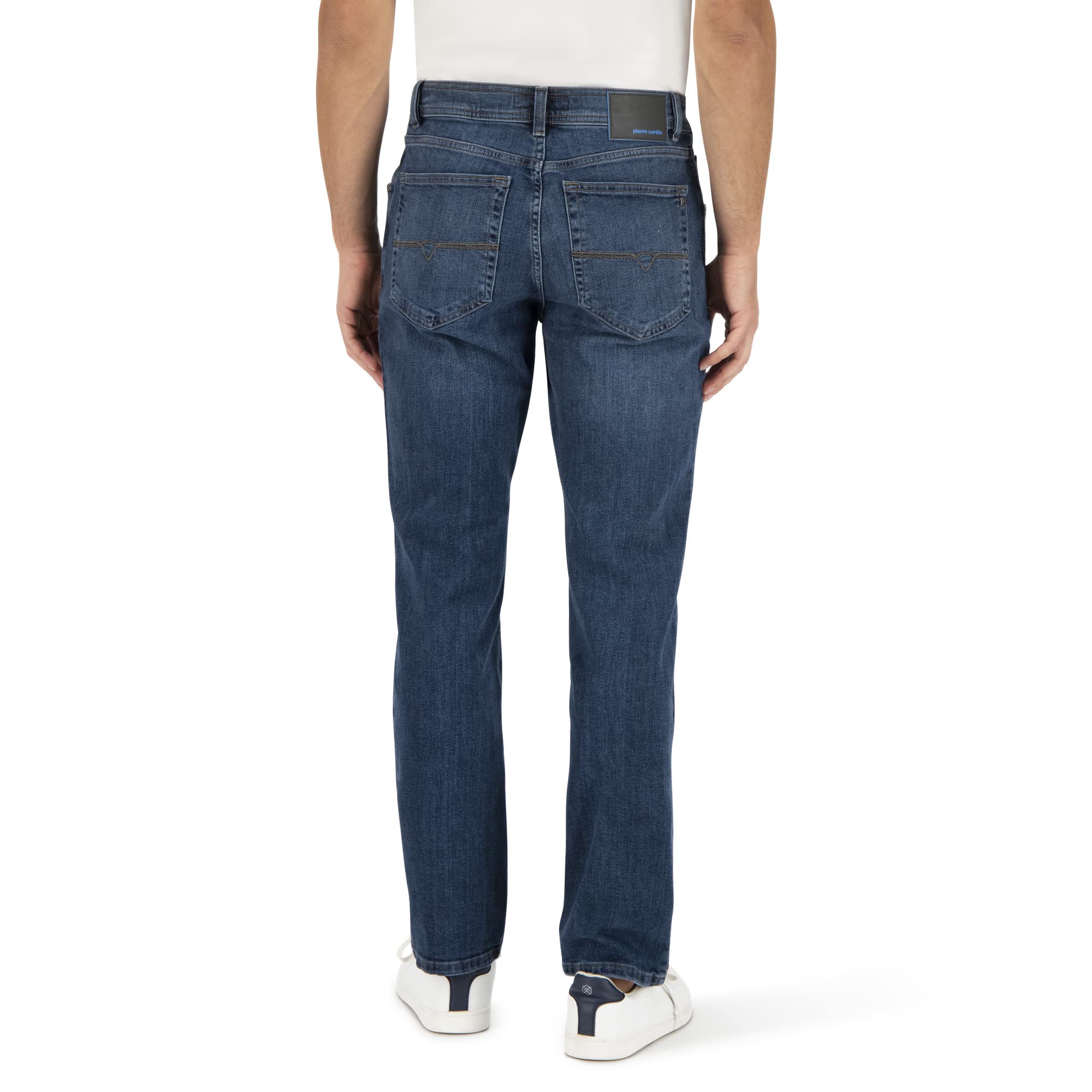 Pierre Cardin Herren Jeans Dijon | Männer Hose | Comfort Fit | Dark Blue Used Washed