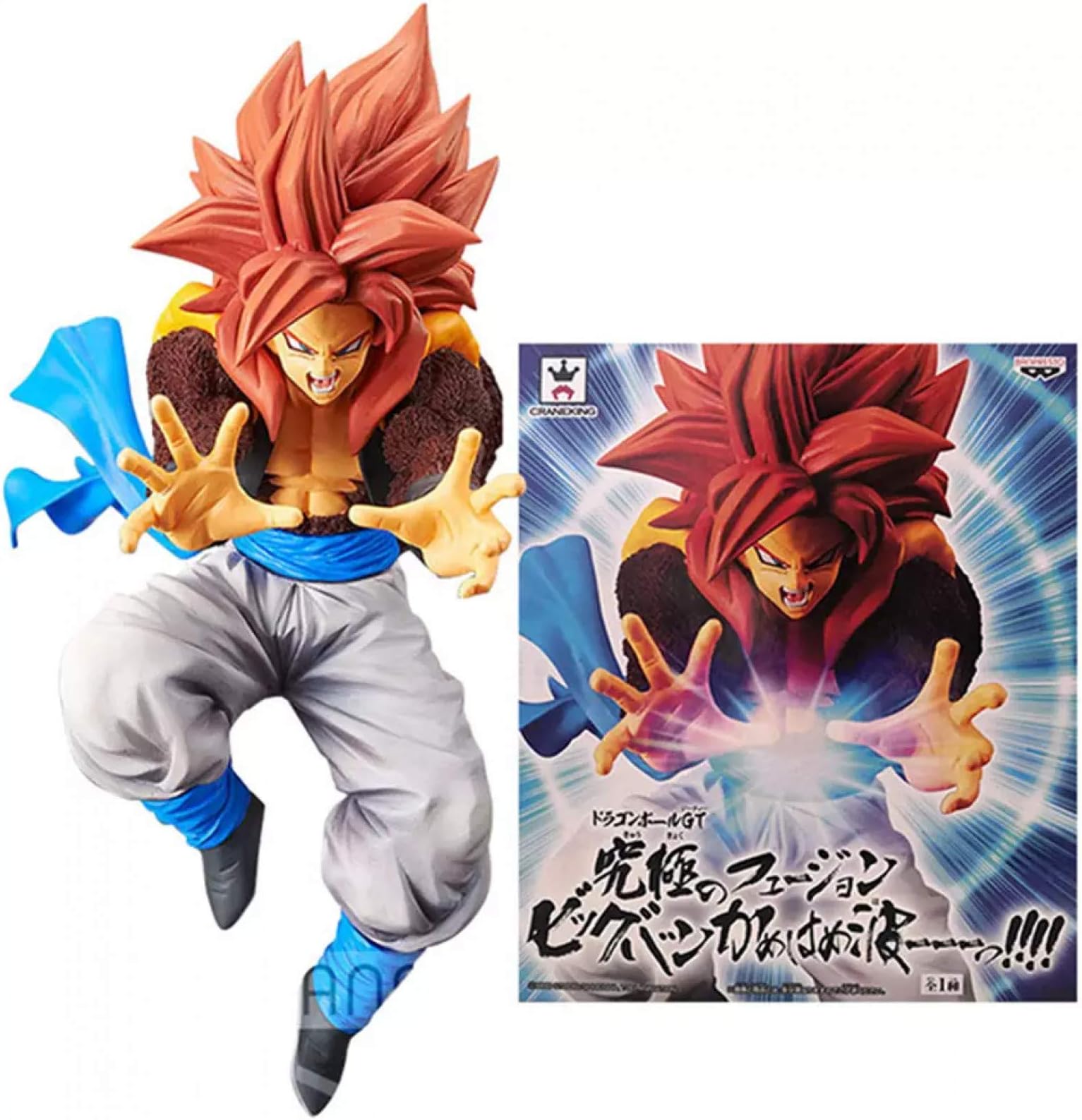 Anime Figure Gt Gogeta Super Saiyan Ssj4 Bing Bang Kamehameha Banpresto Action Anime Toys Figure Figurine Goku Brinquedos Model Figma Model SONG