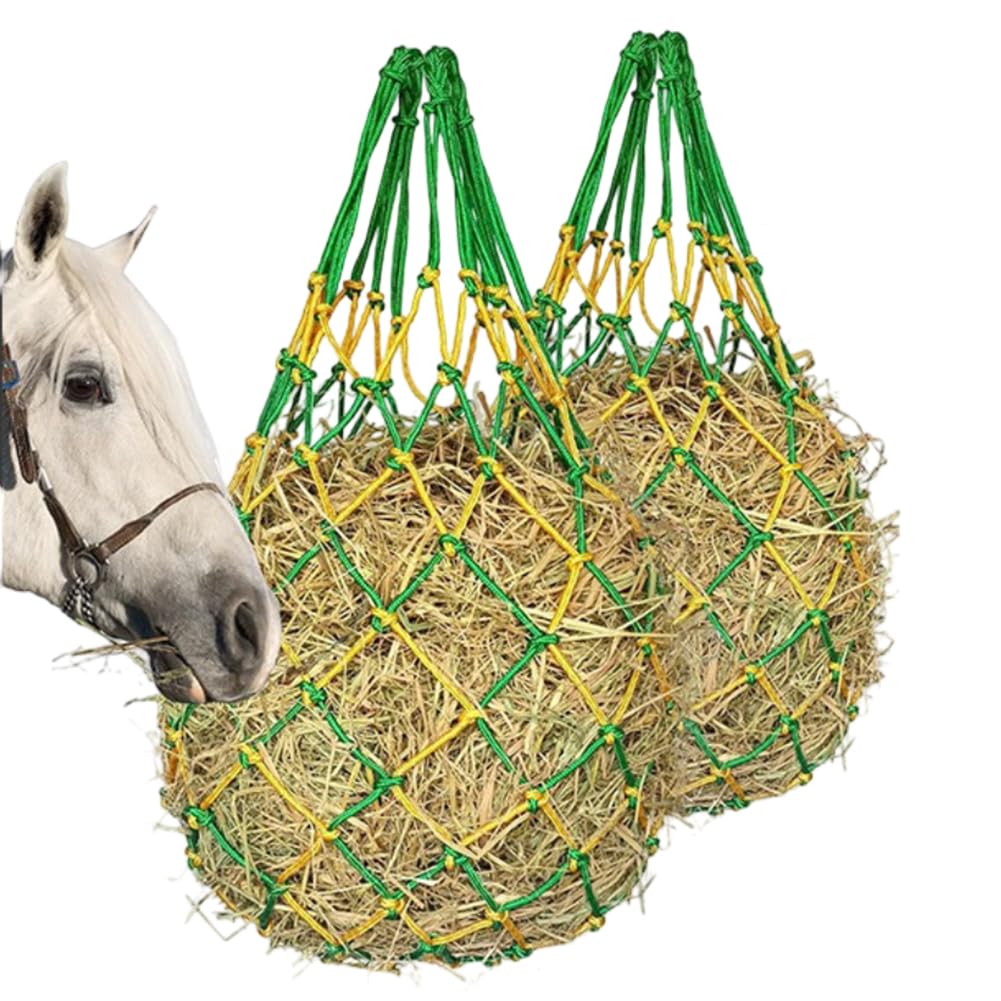 Filet à foin robuste CREATCABIN en nylon tressé 101cm pour grand fourrage de box