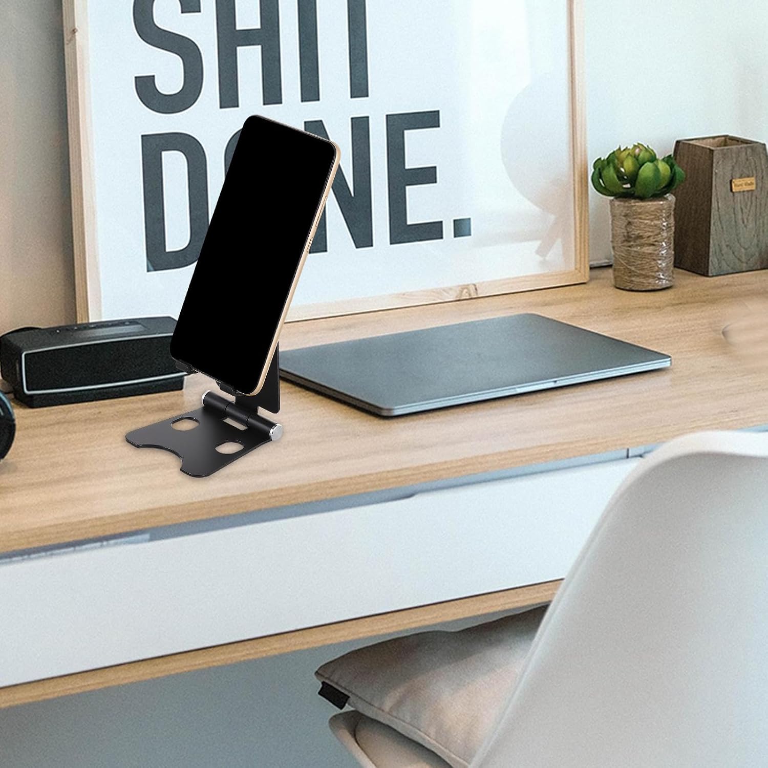 Zerodeko Xmas Desktop Phone Support Foldable Aluminum Alloy Bracket image 4