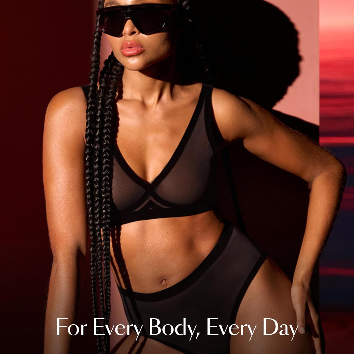 EBY Sheer Bralettes for Women - Seamless and Wireless Mesh Bralette, Back Smoothing Bras for Women - Image 6