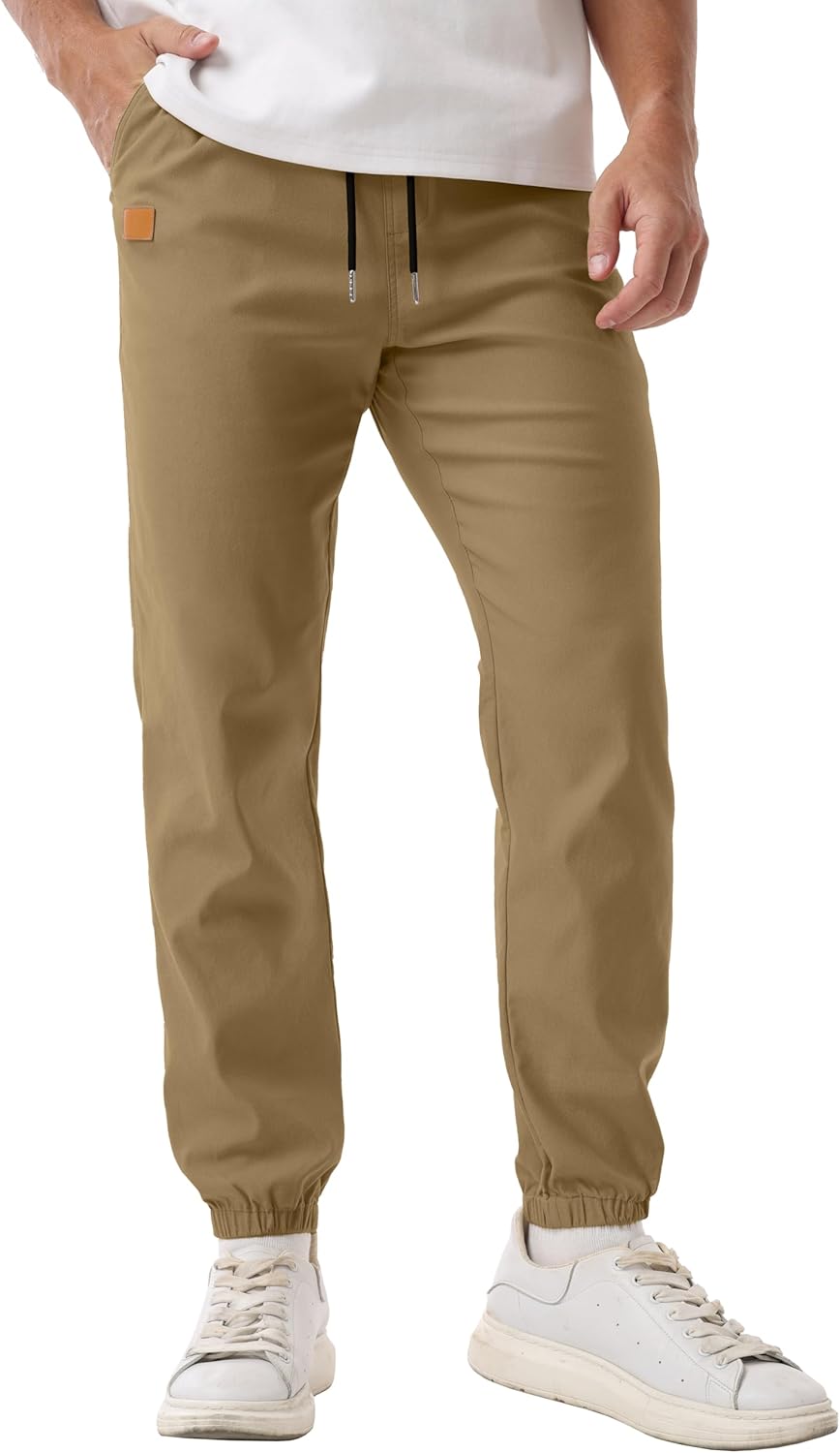 Sailwind Men's Casual Joggers Pants Drawstring Outdoor Chino Cargo Pants Twill Jogging Sweatpants Hiking - Image 5