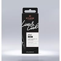 Vista 10 de Eylure Line & Lash - Delineador de ojos adhesivo 2 en 1, color negro
