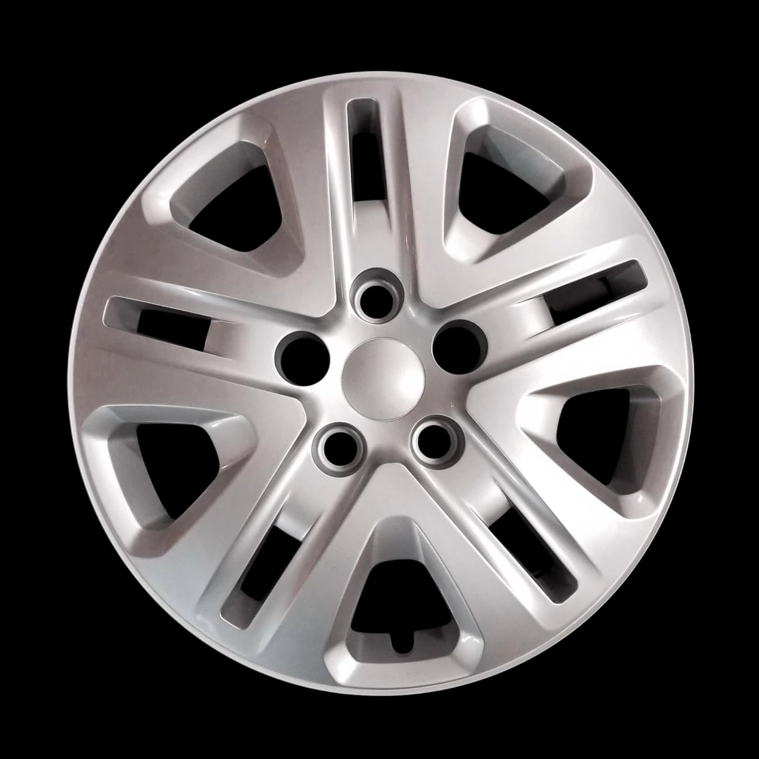 Set of 4 – 17" Hubcap Replica Replacement for 2014-2020 Dodge Caravan & 2013-2020 Dodge Journey | Silver Wheel Covers Under Lug Nut Retention | Fits 17 Inch Factory Steel Wheels | #8046B