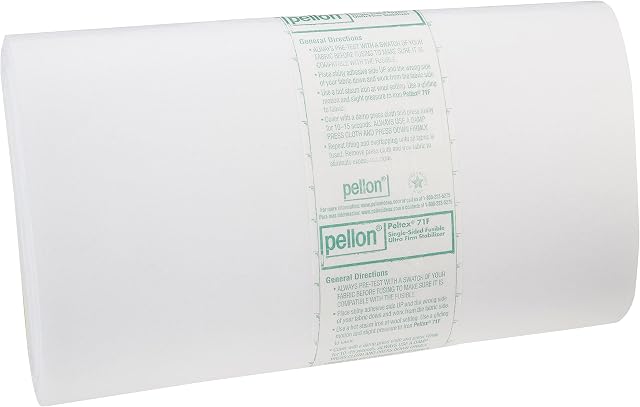 Pellon 20 x 10 yd Peltex 1-Sided Fusible Interfacing, White
