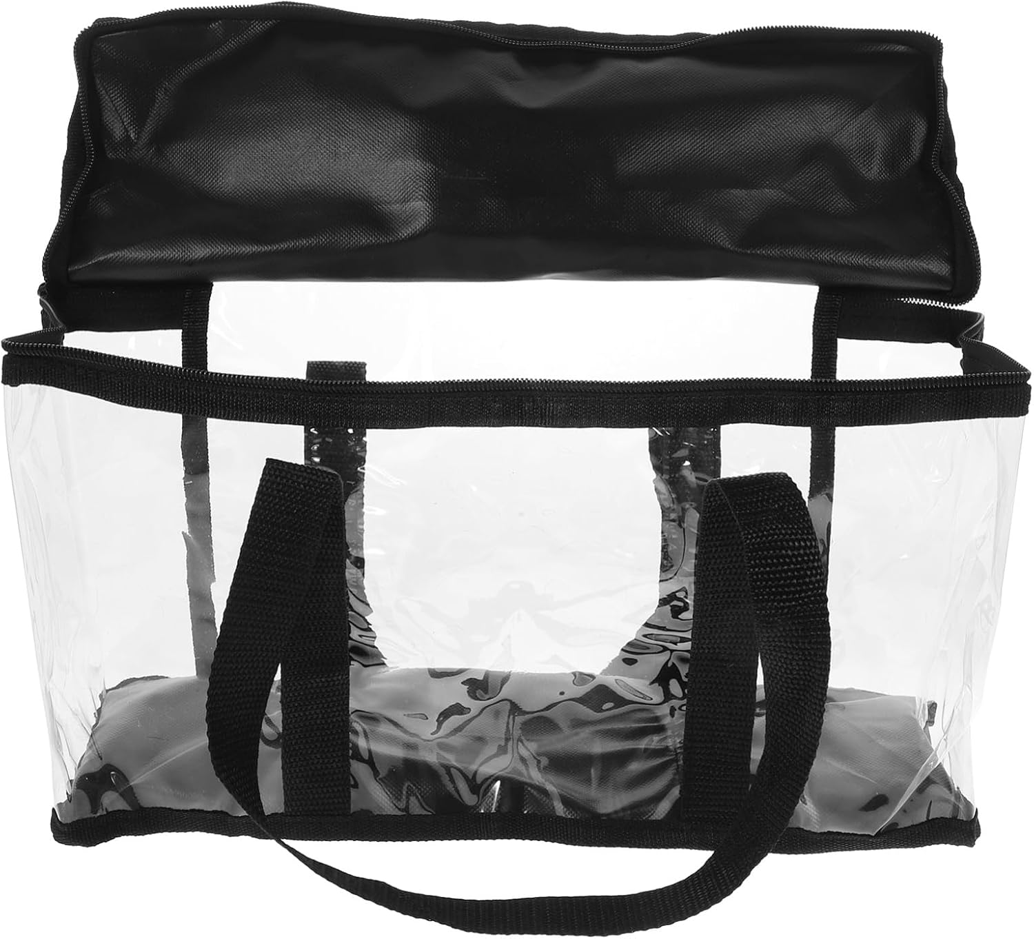 BESTYASH Clear Baseball Hat Storage Bag Transparent Handheld Pouch for Easy Organization of for Events and Outdoor Use