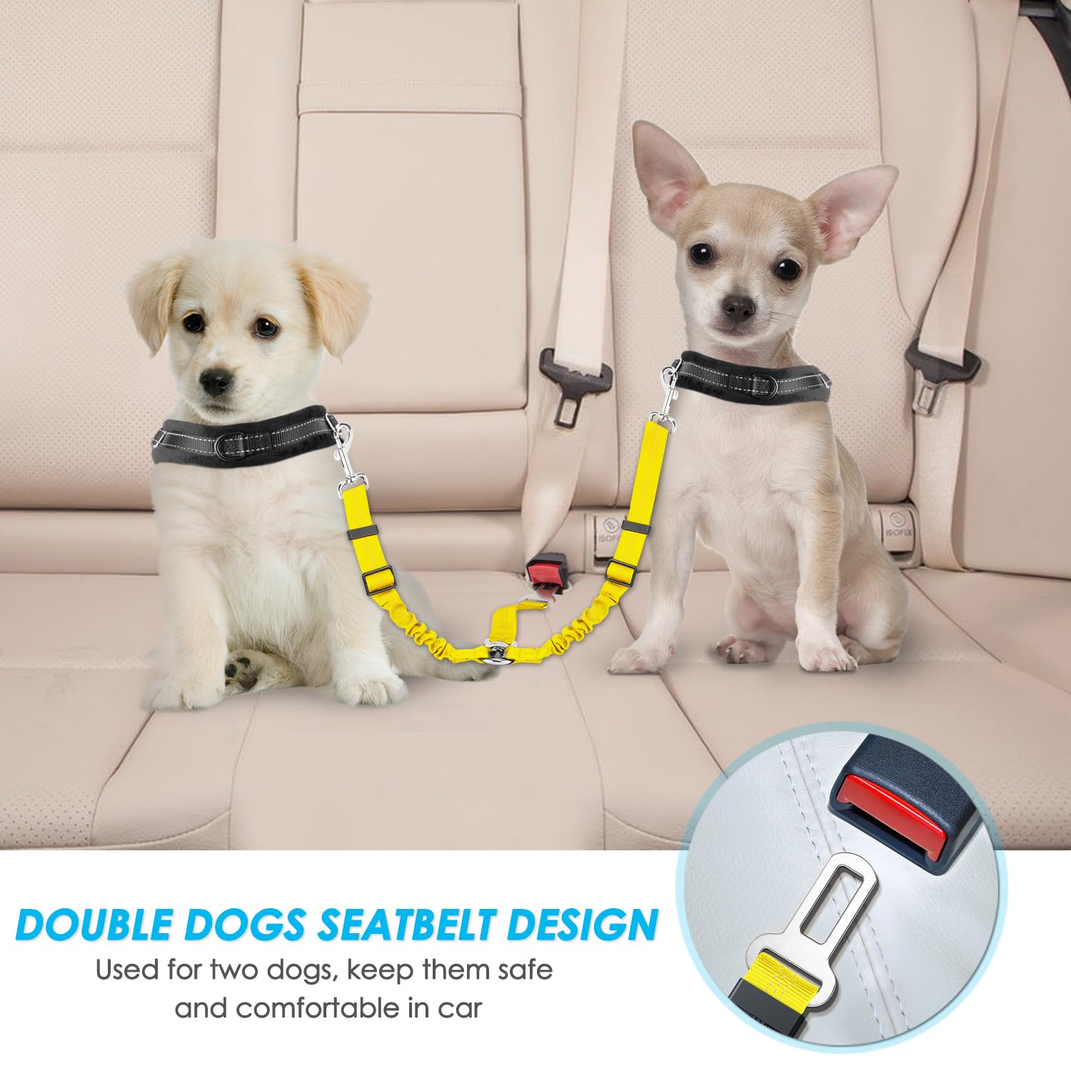 SlowTon Cintura di Sicurezza per Cani DoubleTon