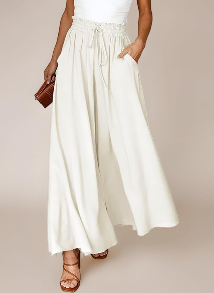 Pantalon Femme Décontracté Élégant Coupe Droite - Confort Optimal Avec Cordon Ajustable - Idéal Maison, Loisirs Et Quotidien