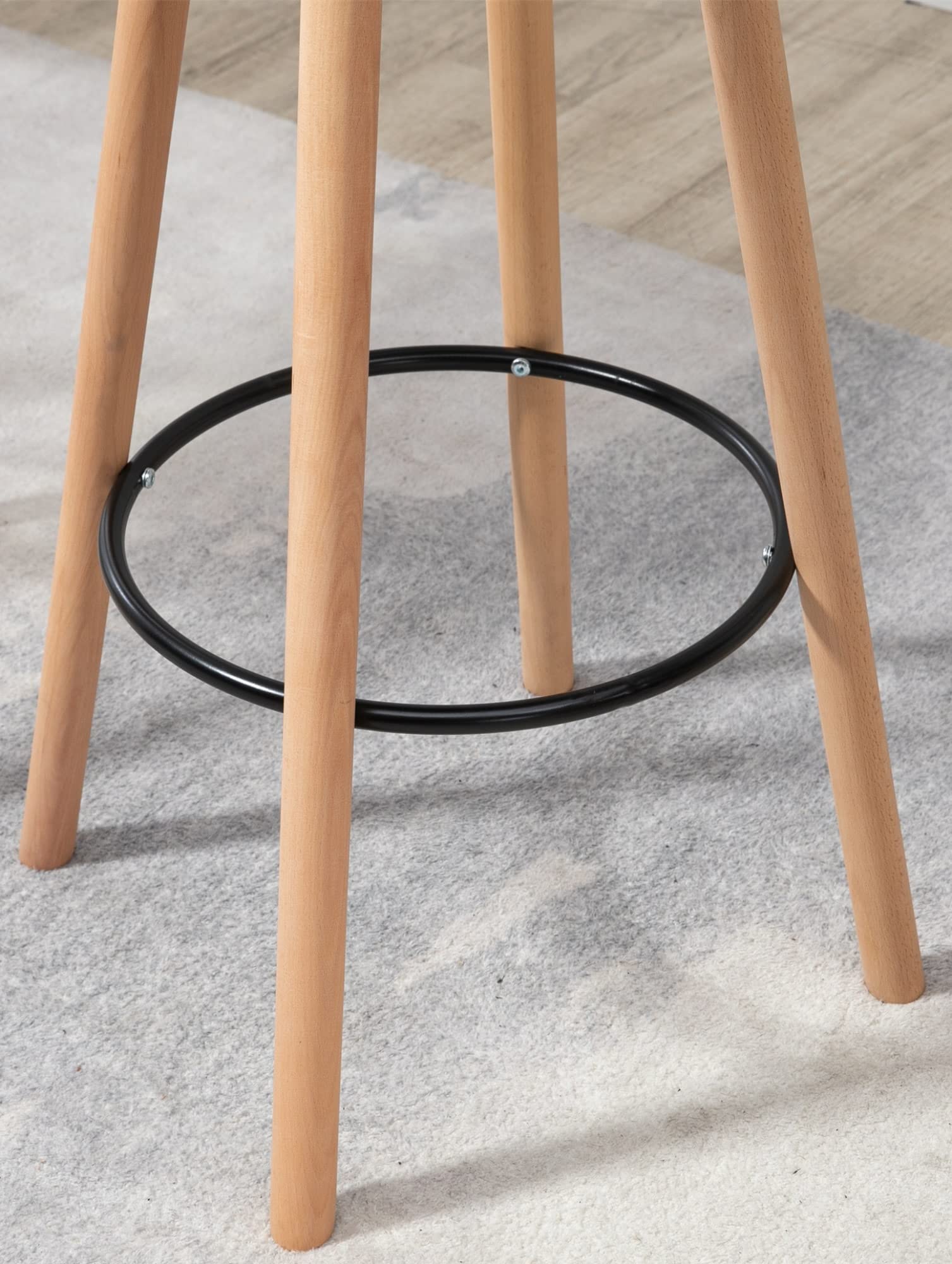 CLP Stehtisch Livia rund I Bartisch Rund I Bistrotisch Aus Holz, Farbe:Natur/schwarz