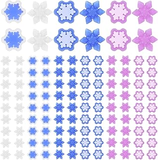 120 PCS Snowflake Squishy Fidget Toy Bulk Winter Stress Relief Christmas Sensory Toy Snowman Goodie Treat Bags Xmas Stocking Stuffer for Classroom Holiday Winter Theme School Party Favors