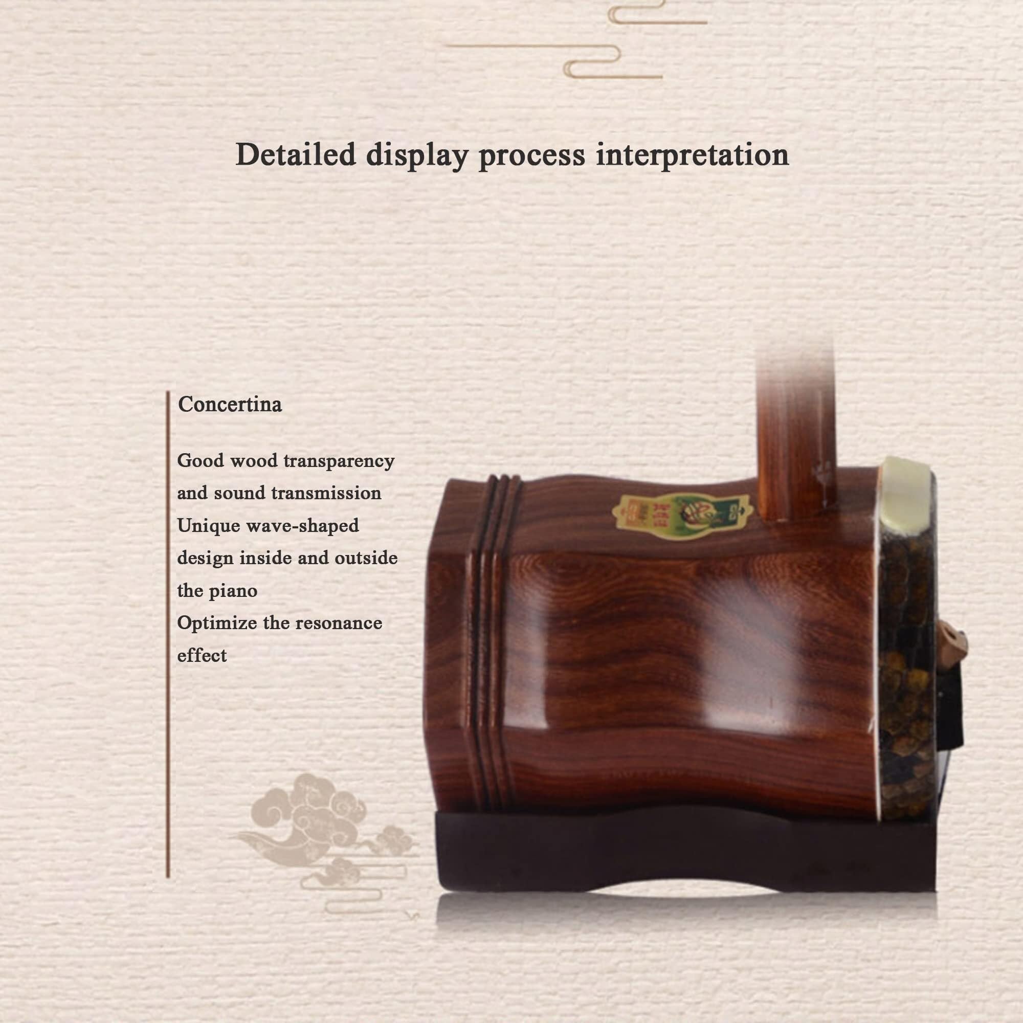 Amazon | 中国二胡 弦楽器 民族楽器 六角構造、音はリアルで自然です