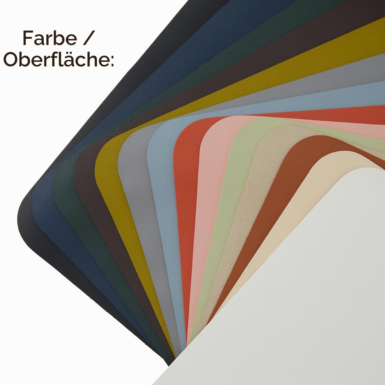Leder-Schreibtischunterlage – rutschfeste PU-Schreibtischunterlage und Mauspads für Büro und Zuhause – Schreibtisch-Organisation und Zubehör (Aprikose,80cmx 40cm)