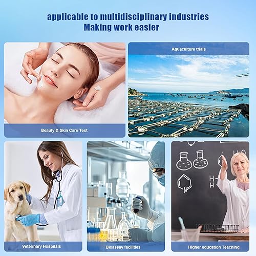 Miniatura 6 de Microscopio para adultos y niños 40-2000X microscopio compuesto de aumento con diapositivas de microscopio luz de relleno, adecuado para niños,