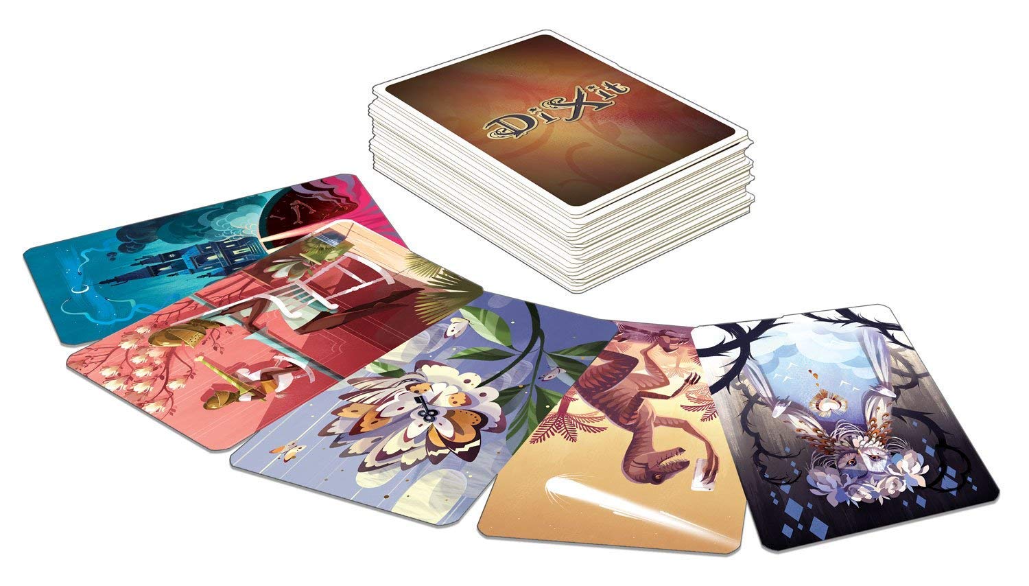 Asmodee, Dixit Odyssey, Gioco Di Societa, Edizione Italiana, 8005 & Asmodee Dixit Revelations, Gioco Da Tavolo, Colore, Dix09It