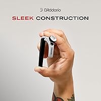 Vista 4 de D'Addario Cejilla de guitarra - Pro Plus Capo - Ideal para guitarras acústicas, eléctricas, clásicas y de 12 cuerdas, color negro