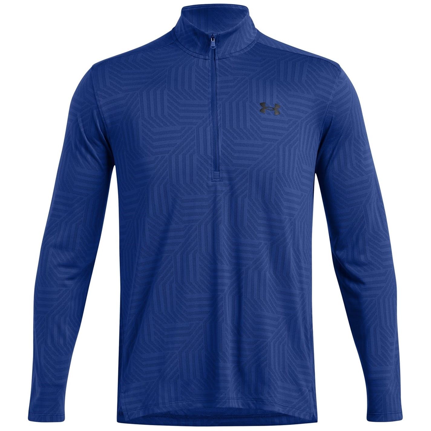 Under Armour Mens Tech Geotessa half Zip Top Blue S