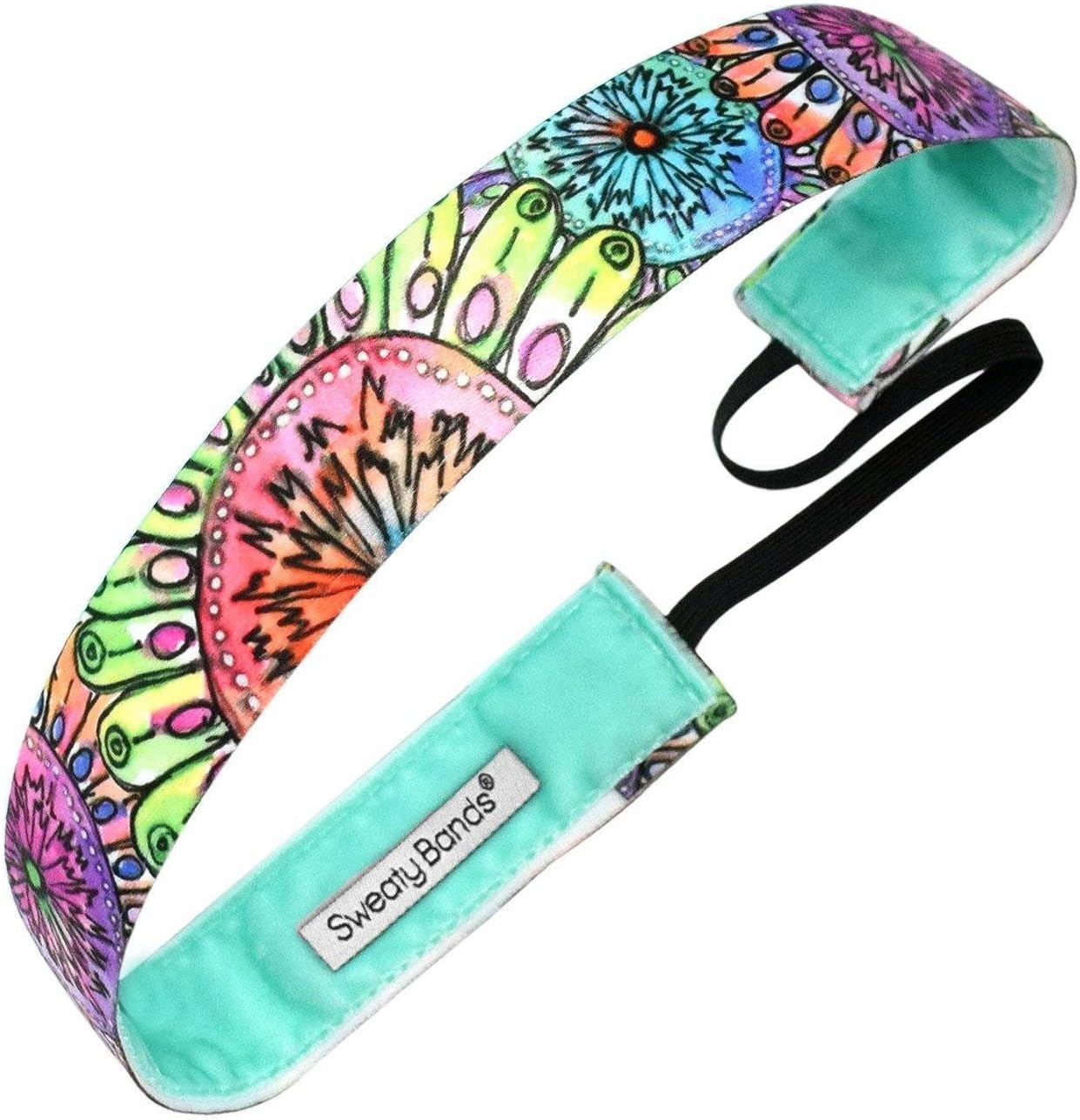 Sweaty Bands Womens Girls Headband - Non-Slip Velvet-Lined Sports Hairband - Kabloom