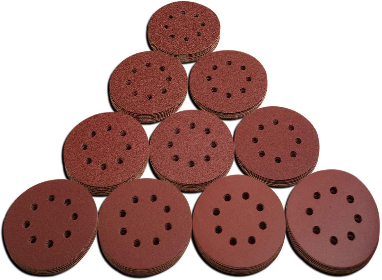 Dischi Abrasivi Da 150 Mm - 100 Pezzi Di Carta Vetrata Grana Da 40 A 2000 Per Levigatura E Finiture Perfette 96237782 - Foto 3