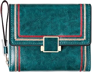 Stylish Tri-Fold Wallet for Women & Girls – Elegant Faux Leather Ladies Purse with Multiple Card Slots, Coin Pocket, and Secure Closure (Green) - 65% OFF Deal at ₹449 on Amazon | Valzo