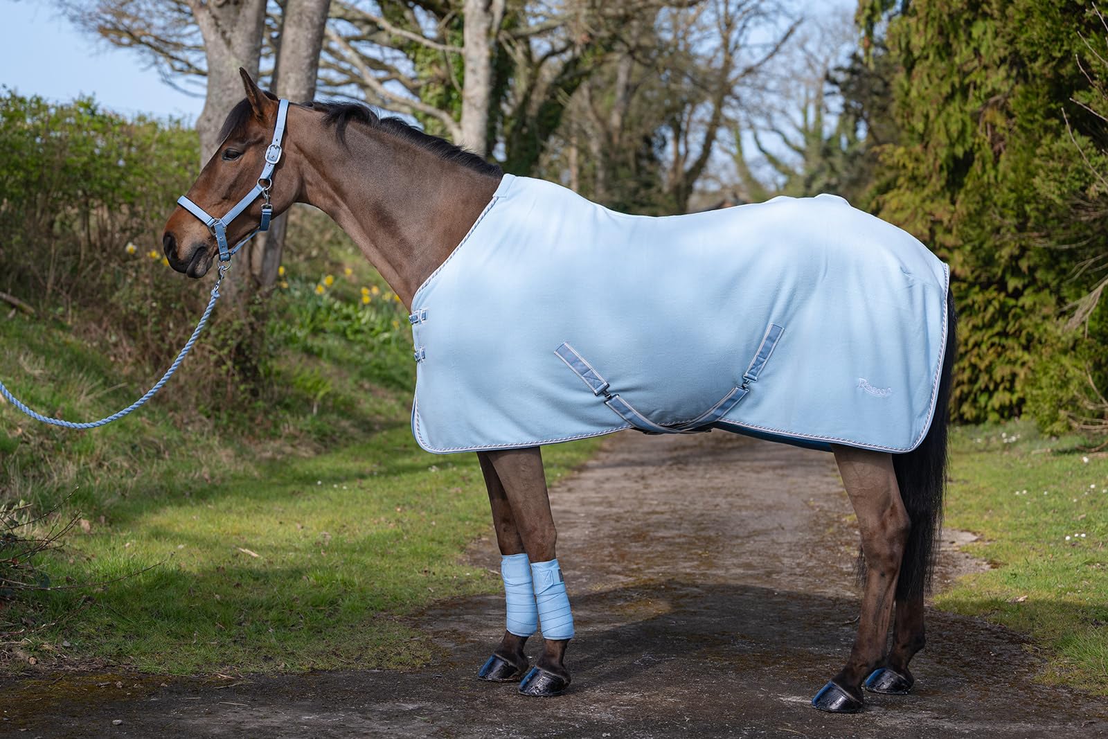 Rhinegold Sorbet Fleece-4/6-Bubblegum Blue