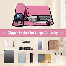 supregear Accessories Bag for Walker, Wheelchair, Rollator - Walker Basket Bag w/Cup Holder - Seniors Caddy Attachment Pouch for Walkers, Water Resistant Large Capacity Carry Storage Carrier Tote