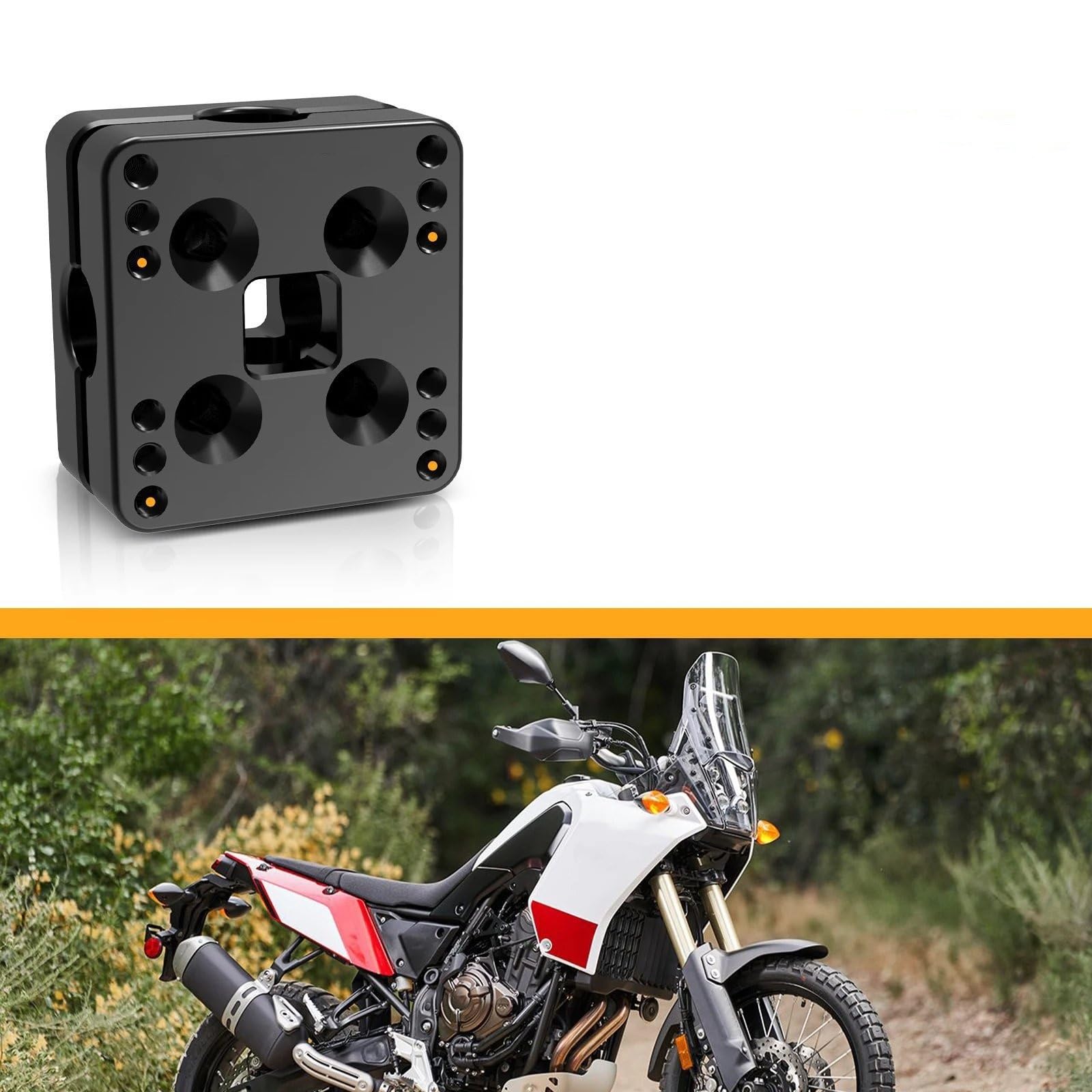 Motocicleta Teléfono Soporte Navegación para Tenere 700 para XTZ700 para Super para Tenere para XTZ1200 2014 2015 2016 2017-2022 Barra GPS Abrazadera Soporte Navegación Soporte GPS Teléfono