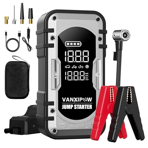 VANXIPOW 8000A Portable Car Battery Jump product photo (Jump Starters) — ScooterReviewPro review