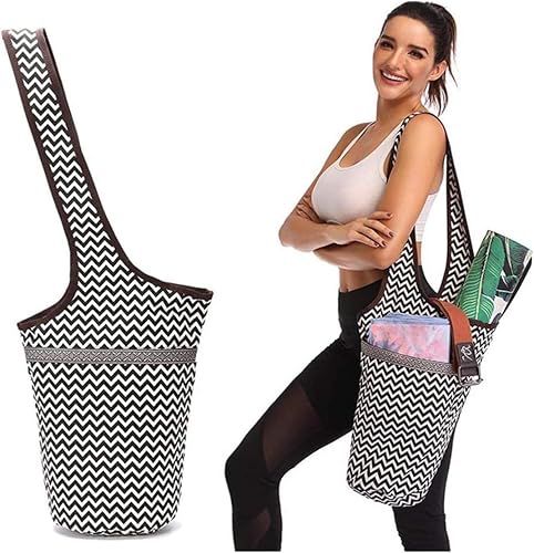 Kokiri - Bolsa para esterilla de yoga - Bolsa para esterilla de yoga para mujer - Portabicicletas de yoga, se adapta a la mayoría de alfombrillas de