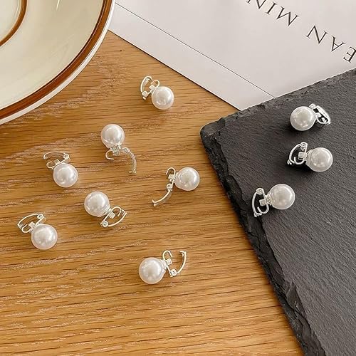 Miniatura 6 de Paquete de 30 mini pinzas para el pelo de perlas para novia, lindas perlas blancas, pinzas pequeñas para cabello fino, boda, fiesta, accesorios