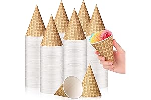 Amyhill Colorful Paper Cone Cups, Your Party Essential